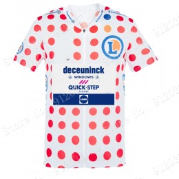 Polka Dota Deceuninck quick step Tour De France 2021 Team Maglia Ciclismo Manica Corta X4sHiL