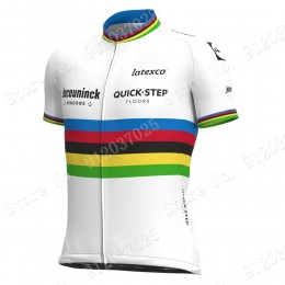 World Champion Deceuninck quick step 2021 Team Maglia Ciclismo Manica Corta do4chd