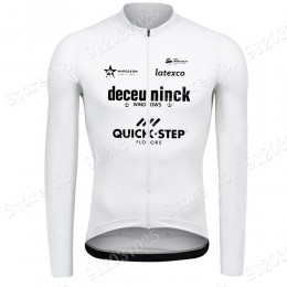 Deceuninck quick step 2021 Team Maglia Ciclismo Manica Corta White wFi39B