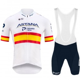 Spanish Astana Pro 2021 Team abbigliamento Bici Completo Maglia Ciclismo Corta e Pantaloncin F9NhaU