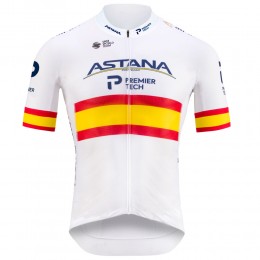 Spanish Astana Pro 2021 Team Maglia Ciclismo Manica Corta hyy5uH