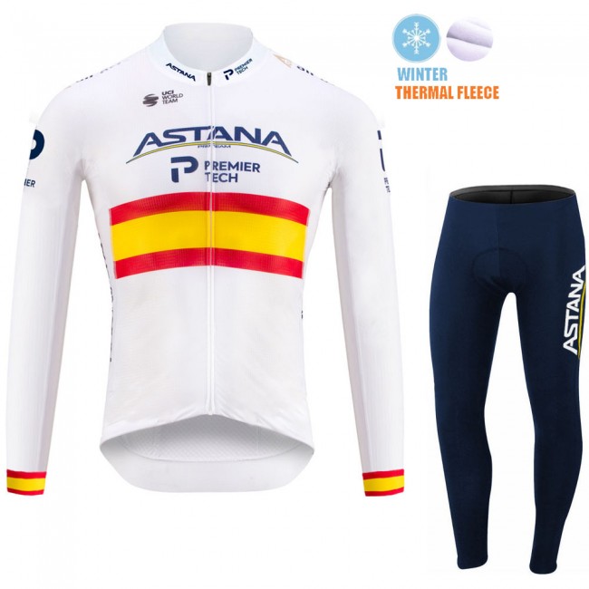 Spanish Winter Fleece Astana Pro Team 2021 Abbigliamento Maglia Ciclismo Manica Lunga e Salopette Lunga wJ7MAU Spanish Winter Fleece Astana Pro Team 2021 Abbigliamento Maglia Ciclismo Manica Lunga e Salopette Lunga wJ7MAU