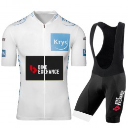 Bike Exchange Tour De France Pro Team 2021 abbigliamento Bici Completo Maglia Ciclismo Corta e Salopette By0meq