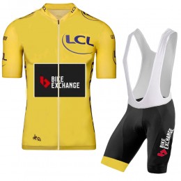 Bike Exchange Tour De France Pro Team 2021 abbigliamento Bici Completo Maglia Ciclismo Corta e Salopette T0xclz