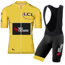 Bike Exchange Tour De France Pro Team 2021 abbigliamento Bici Completo Maglia Ciclismo Corta e Salopette xQDXyS