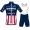 CHAMPION USA Pro Team 2021 abbigliamento Bici Completo Maglia Ciclismo Corta e Salopette Cdekmc