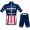 CHAMPION USA Pro Team 2021 abbigliamento Bici Completo Maglia Ciclismo Corta e Salopette SRrcKX