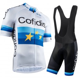 Cofidis 2021 Team abbigliamento Bici Completo Maglia Ciclismo Corta e Salopette vTdPYH