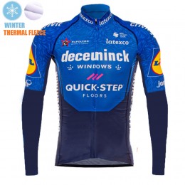2021 Winter Fleece Deceuninck quick step Pro Team Maglie Ciclismo Manica Lunga BX6CKU