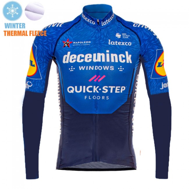 2021 Winter Fleece Deceuninck quick step Pro Team Maglie Ciclismo Manica Lunga BX6CKU 2021 Winter Fleece Deceuninck quick step Pro Team Maglie Ciclismo Manica Lunga BX6CKU