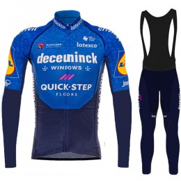 2021 Deceuninck quick step Pro Team Abbigliamento Maglia Ciclismo Manica Lunga e Salopette Lunga Q52Bhg