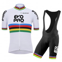 Evopro Cycling Pro 2021 Team abbigliamento Bici Completo Maglia Ciclismo Corta e Salopette K4Alwz