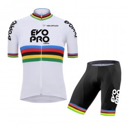 Evopro Cycling Pro 2021 Team abbigliamento Bici Completo Maglia Ciclismo Corta e Salopette baeqqu
