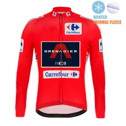 Winter Fleece INEOS Grenadier Spanish Pro Team 2021 Maglia Ciclismo Manica Corta 2O9jd6