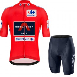 INEOS Grenadier Spanish Pro 2021 Team abbigliamento Bici Completo Maglia Ciclismo Corta e Salopette AO29bn