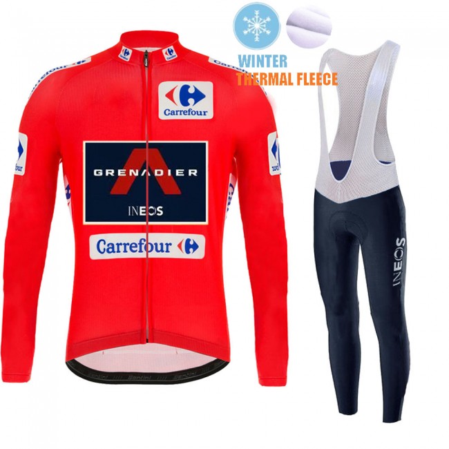 Winter Fleece INEOS Grenadier Spanish Pro Team 2021 Abbigliamento Maglia Ciclismo Manica Lunga e Salopette Lunga WqJ02J Winter Fleece INEOS Grenadier Spanish Pro Team 2021 Abbigliamento Maglia Ciclismo Manica Lunga e Salopette Lunga WqJ02J