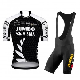 Jumbo Visma New Zealand Pro Team 2021 abbigliamento Bici Completo Maglia Ciclismo Corta e Salopette zG8zzL