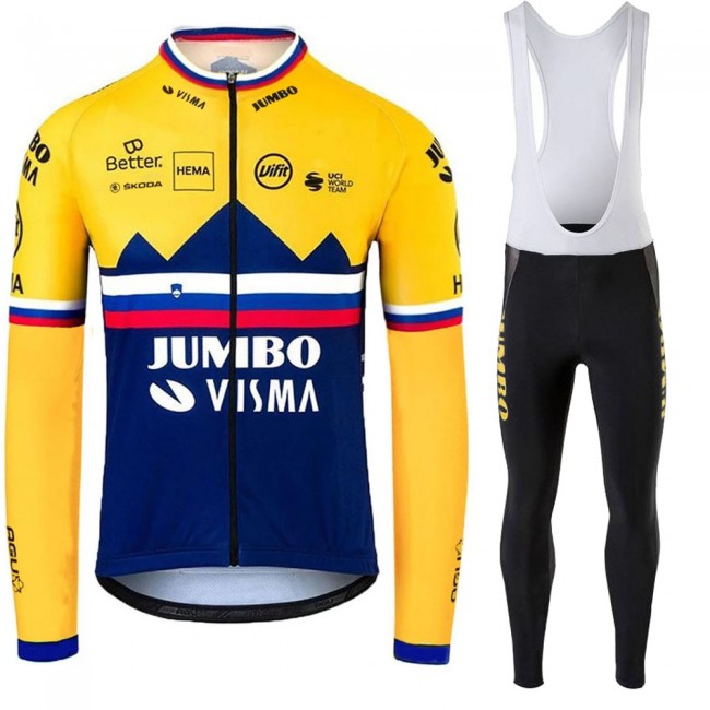 Jumbo Visma SLovenia Pro Team 2021 Abbigliamento Maglia Ciclismo Manica Lunga e Salopette Lunga 0HGan0 Jumbo Visma SLovenia Pro Team 2021 Abbigliamento Maglia Ciclismo Manica Lunga e Salopette Lunga 0HGan0