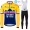 Winter Fleece Jumbo Visma SLovenia Pro Team 2021 Abbigliamento Maglia Ciclismo Manica Lunga e Salopette Lunga ApPspe