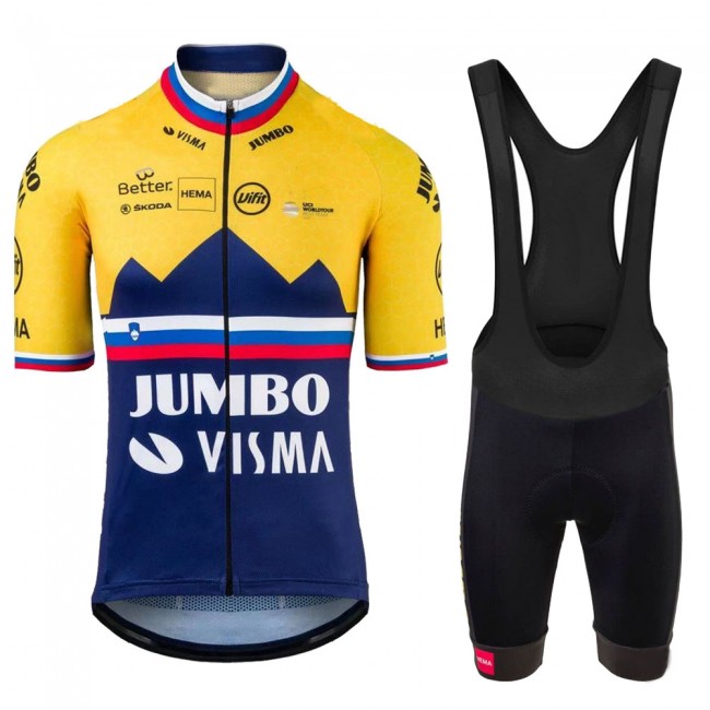 Jumbo Visma SLovenia Pro 2021 Team abbigliamento Bici Completo Maglia Ciclismo Corta e Salopette CQpqS7 Jumbo Visma SLovenia Pro 2021 Team abbigliamento Bici Completo Maglia Ciclismo Corta e Salopette CQpqS7