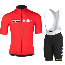 LOTTO Pro Team 2021 abbigliamento Bici Completo Maglia Ciclismo Corta e Salopette PLzUxb