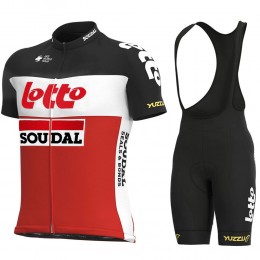 2021 Lotto Soudal Pro Team abbigliamento Bici Completo Maglia Ciclismo Corta + pantaloncini OfBoHx