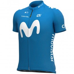 2021 Movistar Pro Team Maglia Ciclismo Manica Corta Re15eT
