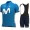 2021 Movistar Pro Team abbigliamento Bici Completo Maglia Ciclismo Corta + pantaloncini ZVs20Y