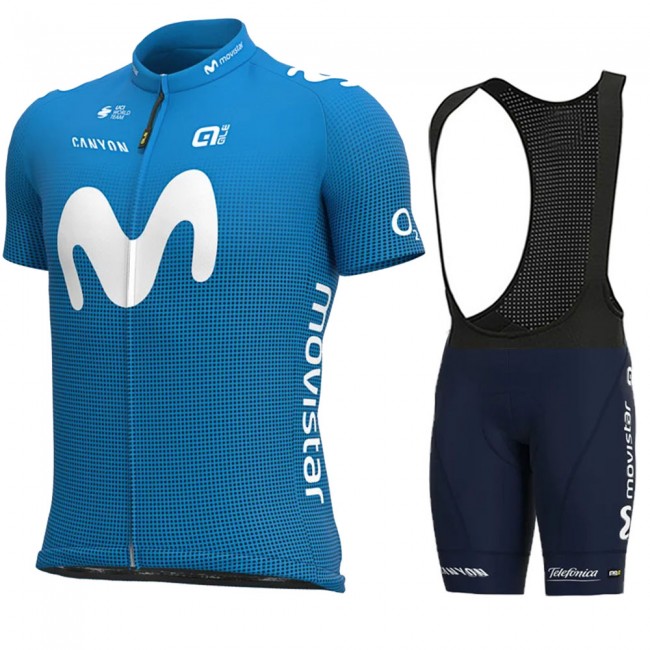 2021 Movistar Pro Team abbigliamento Bici Completo Maglia Ciclismo Corta + pantaloncini ZVs20Y 2021 Movistar Pro Team abbigliamento Bici Completo Maglia Ciclismo Corta + pantaloncini ZVs20Y