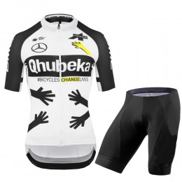 Qhubeka 2021 Team abbigliamento Bici Completo Maglia Ciclismo Corta + pantaloncini KzUF7d