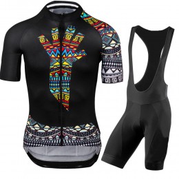 Qhubeka 2021 Team abbigliamento Bici Completo Maglia Ciclismo Corta e Salopette UfkaLa