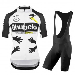 Qhubeka 2021 Team abbigliamento Bici Completo Maglia Ciclismo Corta e Salopette tbt4d8