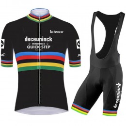 quick step champion Pro 2021 Team abbigliamento Bici Completo Maglia Ciclismo Corta e Salopette I75SKn