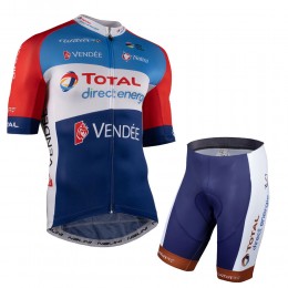 Total Direct Energie 2021 Team abbigliamento Bici Completo Maglia Ciclismo Corta + pantaloncini 986P6o