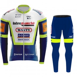 Wanty Pro Team 2021 Abbigliamento Maglia Ciclismo Manica Lunga e Salopette Lunga snREkV