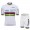 White Champion Quick Step Pro Team 2021 abbigliamento Bici Completo Maglia Ciclismo Corta e Salopette tyUXGZ