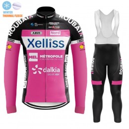 Winter Fleece Xelliss Pro Team 2021 Abbigliamento Maglia Ciclismo Manica Lunga e Salopette Lunga C9LoVq