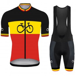 belgium Pro 2021 Team abbigliamento Bici Completo Maglia Ciclismo Corta e Salopette J2JPZ0