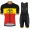 belgium Pro 2021 Team abbigliamento Bici Completo Maglia Ciclismo Corta e Salopette J2JPZ0