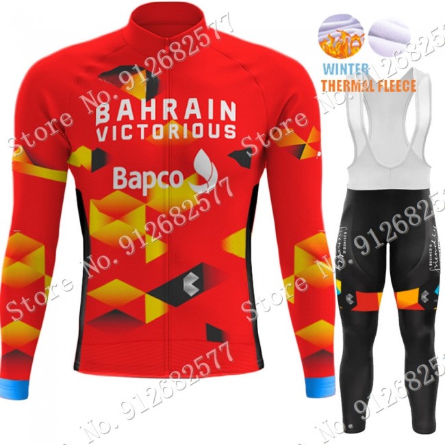 2022 Winter Bahrain Victorious Pro Team Abbigliamento Ciclismo Maglia Ciclismo Manica Lunga e pantaloni lunga 8dGD3 2022 Winter Bahrain Victorious Pro Team Abbigliamento Ciclismo Maglia Ciclismo Manica Lunga e pantaloni lunga 8dGD3