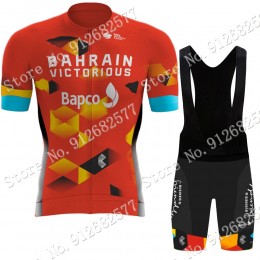 2022 Team Bahrain Victorious abbigliamento Bici Completo Maglia Ciclismo Corta e pantaloni 4eDz9
