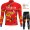 2022 Winter Bahrain Victorious Pro Team Abbigliamento Ciclismo Maglia Ciclismo Manica Lunga e Salopette Lunga hL7oY
