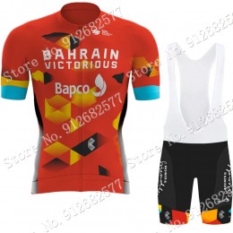 2022 Team Bahrain Victorious abbigliamento Bici Completo Maglia Ciclismo Corta e Salopette pOFII