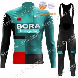 2022 Winter Bora Hansgrohe Pro Team Abbigliamento Ciclismo Maglia Ciclismo Manica Lunga e Salopette Lunga IhPxo