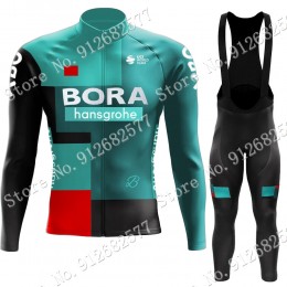 2022 Bora Hansgrohe Pro Team Abbigliamento Ciclismo Maglia Ciclismo Manica Lunga e Salopette Lunga o56WG