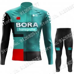 2022 Bora Hansgrohe Pro Team Abbigliamento Ciclismo Maglia Ciclismo Manica Lunga e pantaloni lunga dVrDh