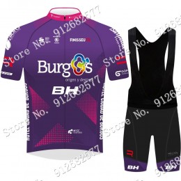 2022 Team Burgos Bh abbigliamento Bici Completo Maglia Ciclismo Corta e pantaloni lZgSG