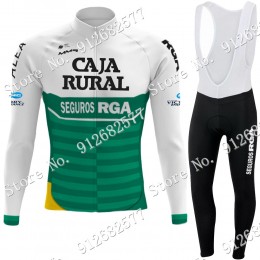 2022 Caja Rural Pro Team Abbigliamento Ciclismo Maglia Ciclismo Manica Lunga e Salopette Lunga j27qQ
