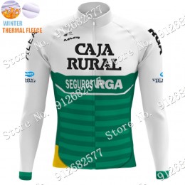 2022 Winter Caja Rural Pro Team Maglie Ciclismo Manica Lunga Ct1Ni