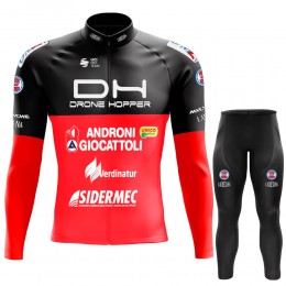2022 Drone Hopper - Androni Giocattoli Pro Team Abbigliamento Ciclismo Maglia Ciclismo Manica Lunga e Salopette Lunga 5gu6L